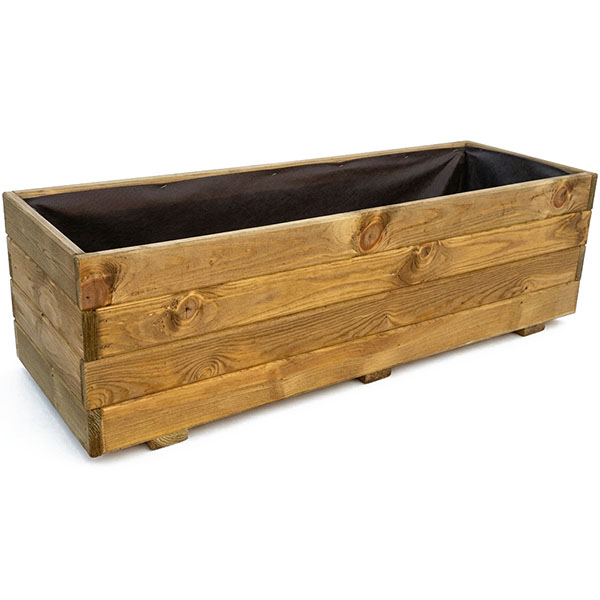 Pircher Fioriera Preassemblata in Pino Impregnato MM600X400X300H - PIRCHER OBERLAND